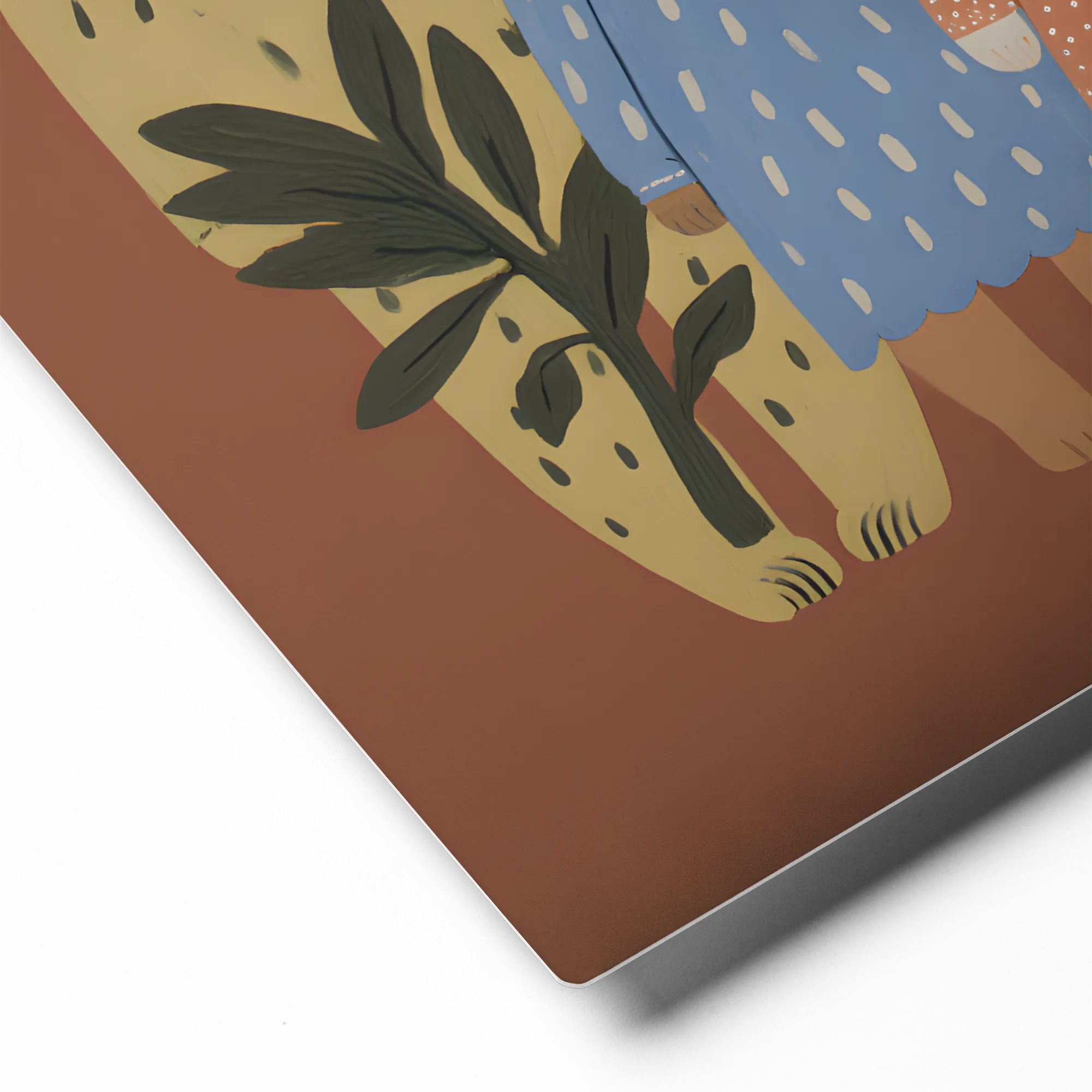 The Whimsical Woodsfolk 
 Metal Print | 16″x 20″