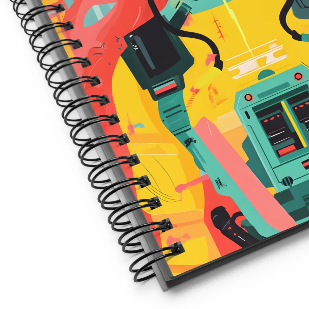 Galactic DJ 
 Spiral Notebook | 140 pages