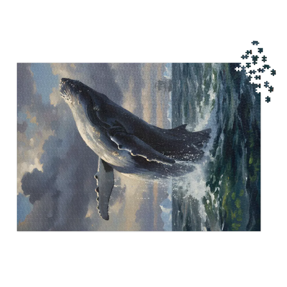 Breaching Whale