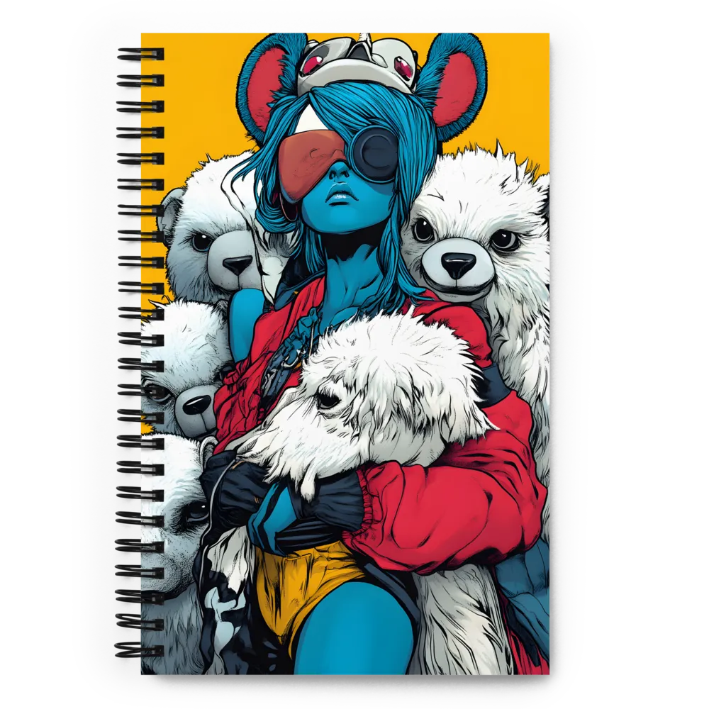 Neo-Pop Bear Hug 
 Spiral Notebook | 140 pages