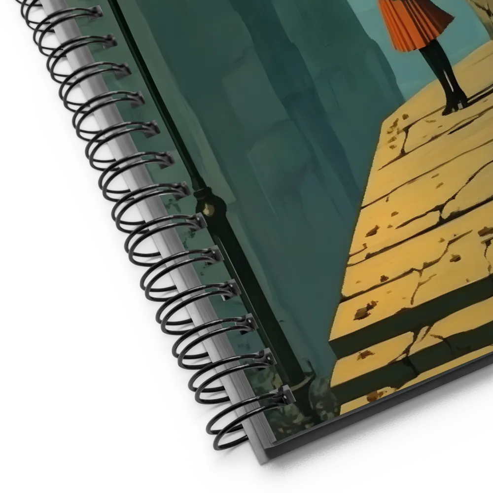 Contemplation at the Canyon Edge 
 Spiral Notebook | 140 pages
