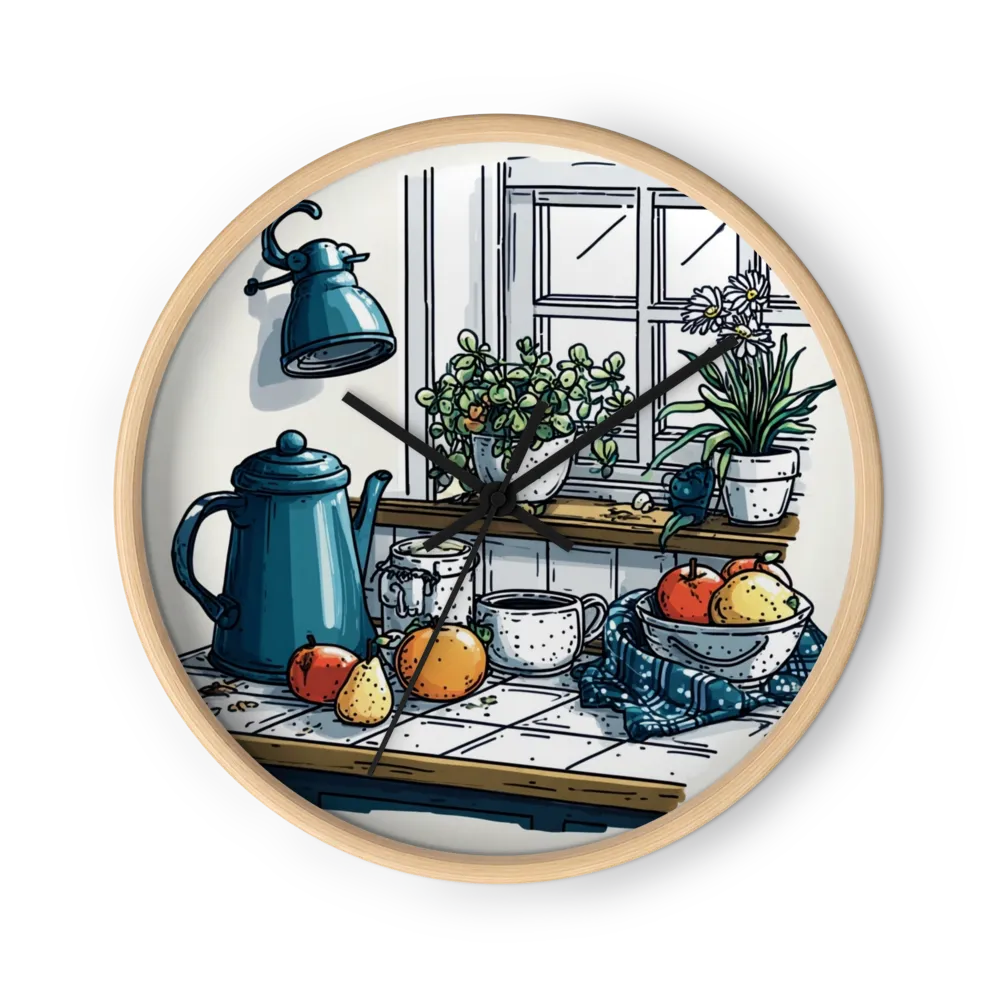 Teal Kettles And Windswept Hills — Dots And Hatching