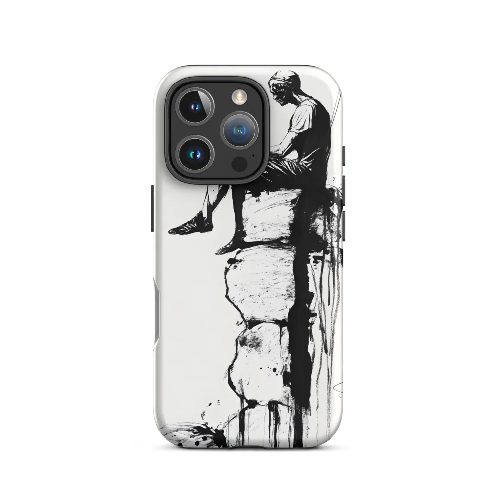 Seated Figure on Pedestal | Phone Case