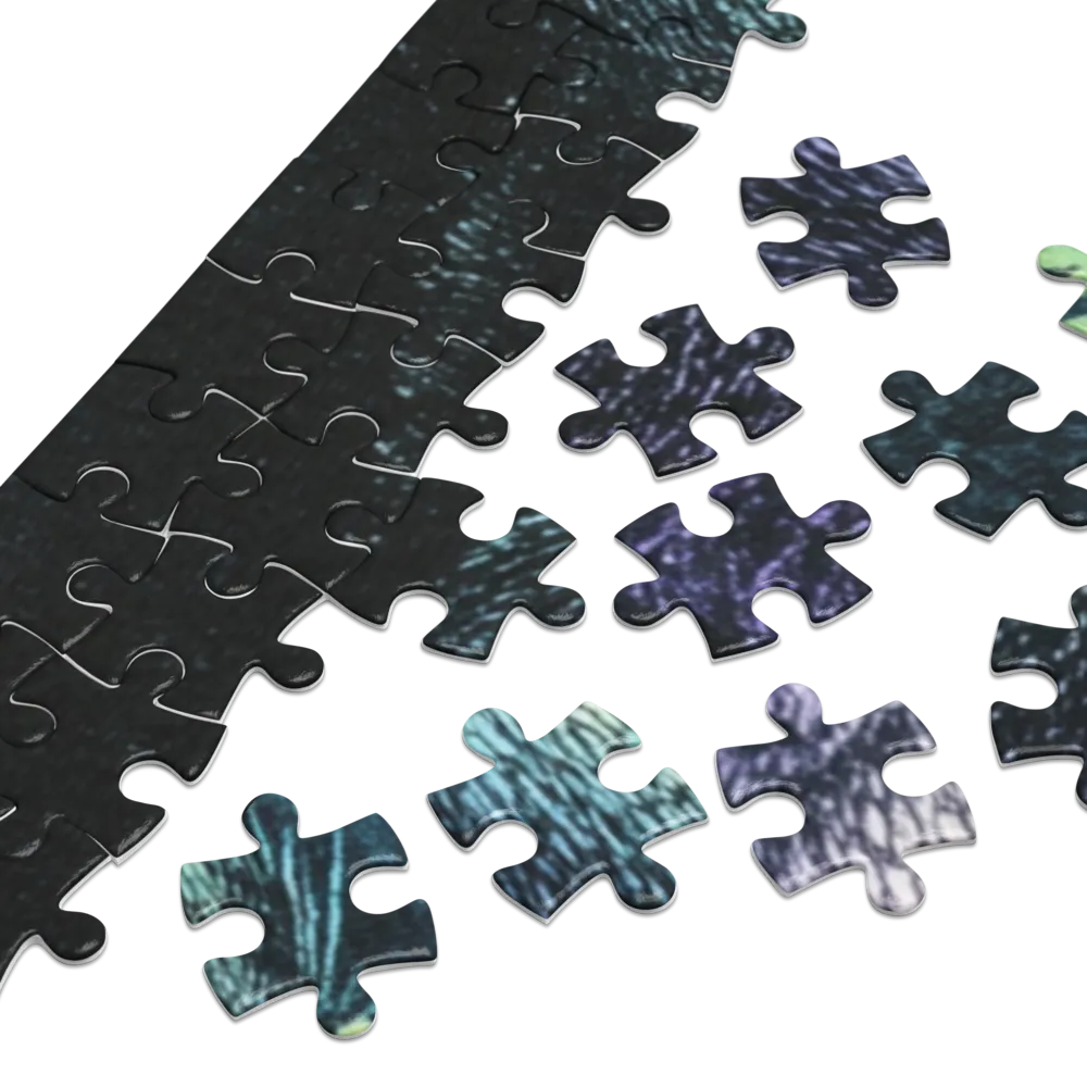 Olhar Enigmático de Pantera 
 Puzzle em caixa de metal
