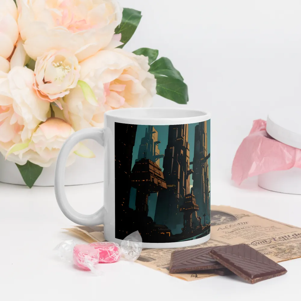 Neo-Canyon City 
 Mug with Red inside | 15 oz