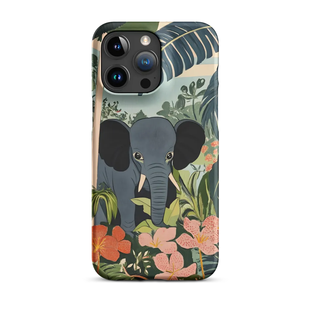 Elephant in Tropical Jungle | Phone Case