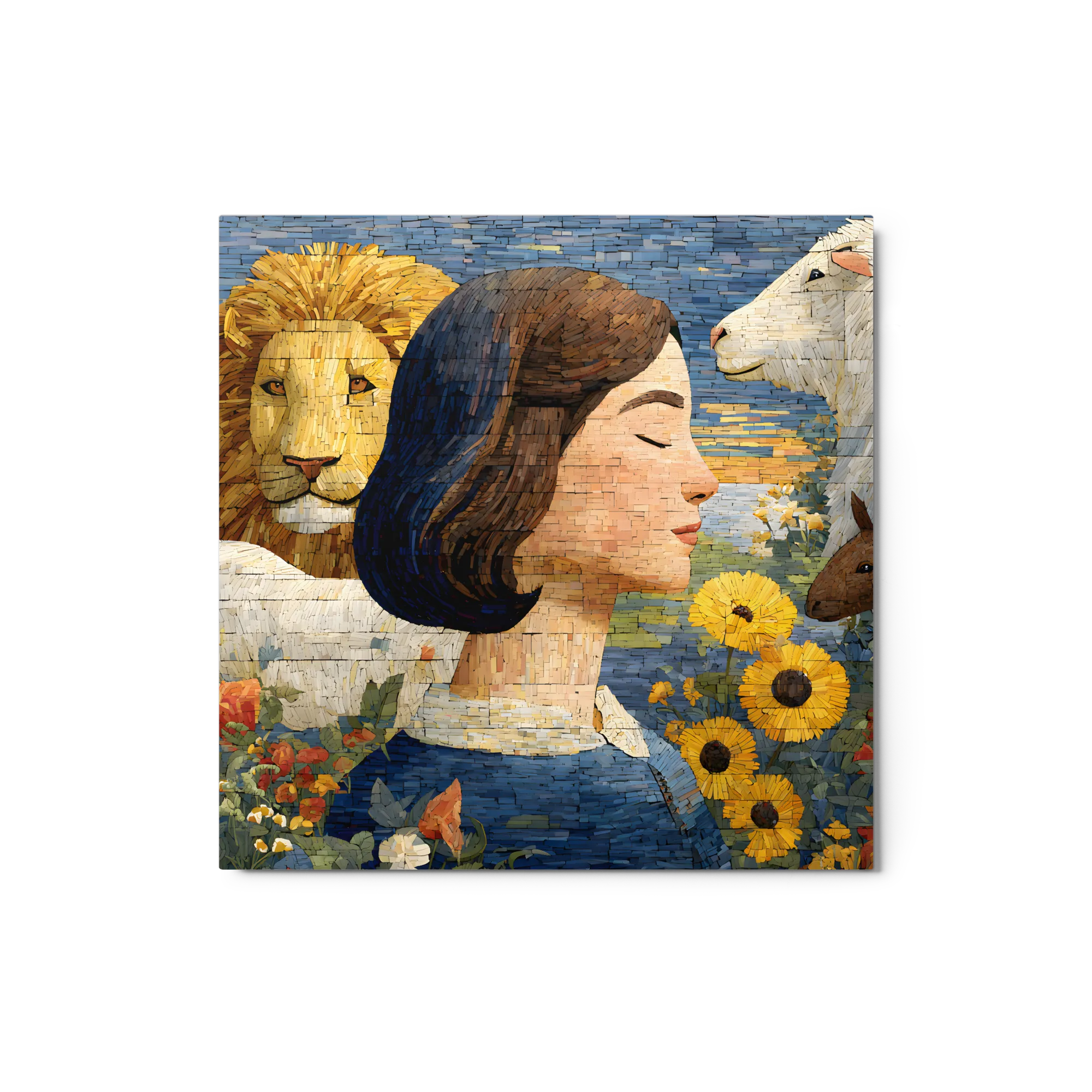 Mosaico Sereno: Donna e Fauna