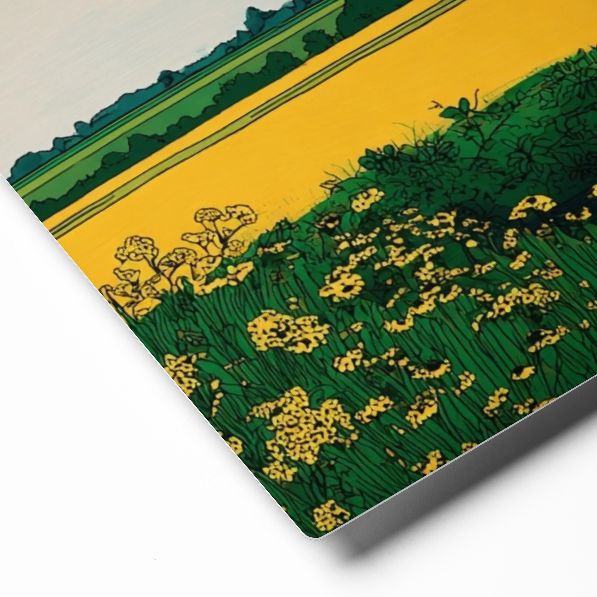 Tree Beside Yellow Fields | Art Print