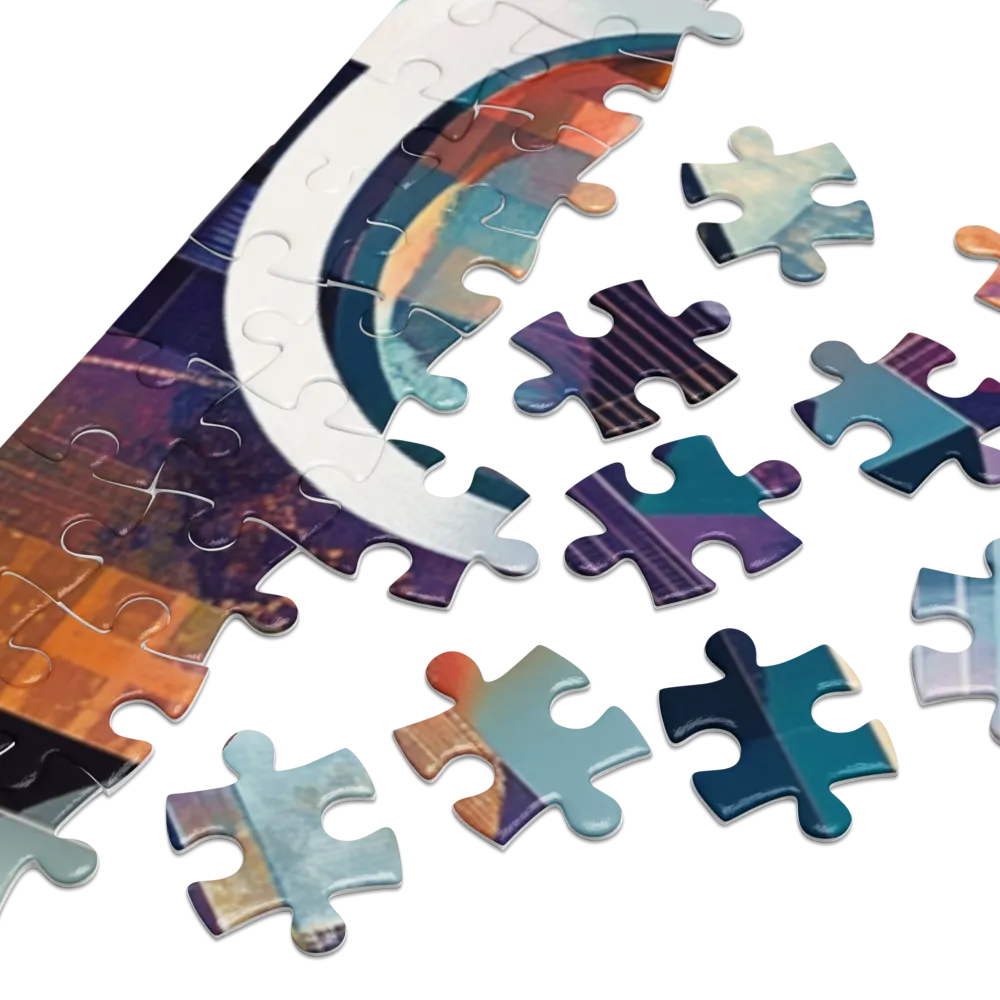Geometric Astronaut in Space | Jigsaw Puzzle (252/520 pieces)