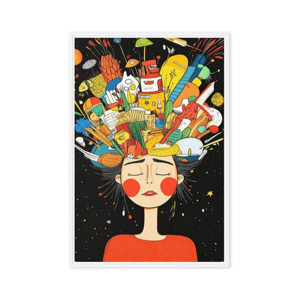 Woman with Food Imagination