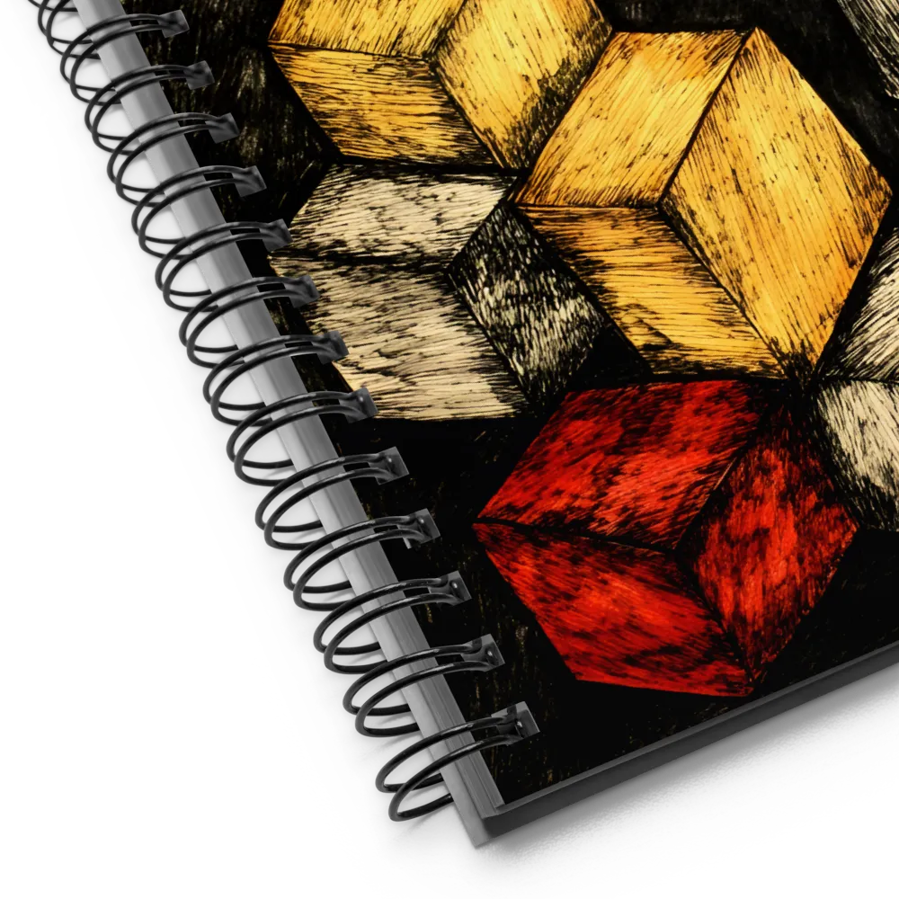 Dynamic Cube Composition 
 Spiral Notebook | 140 pages
