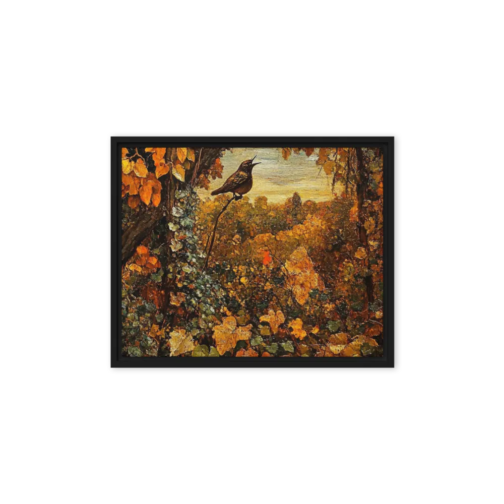 Songbird in Autumn Woods | Art Print