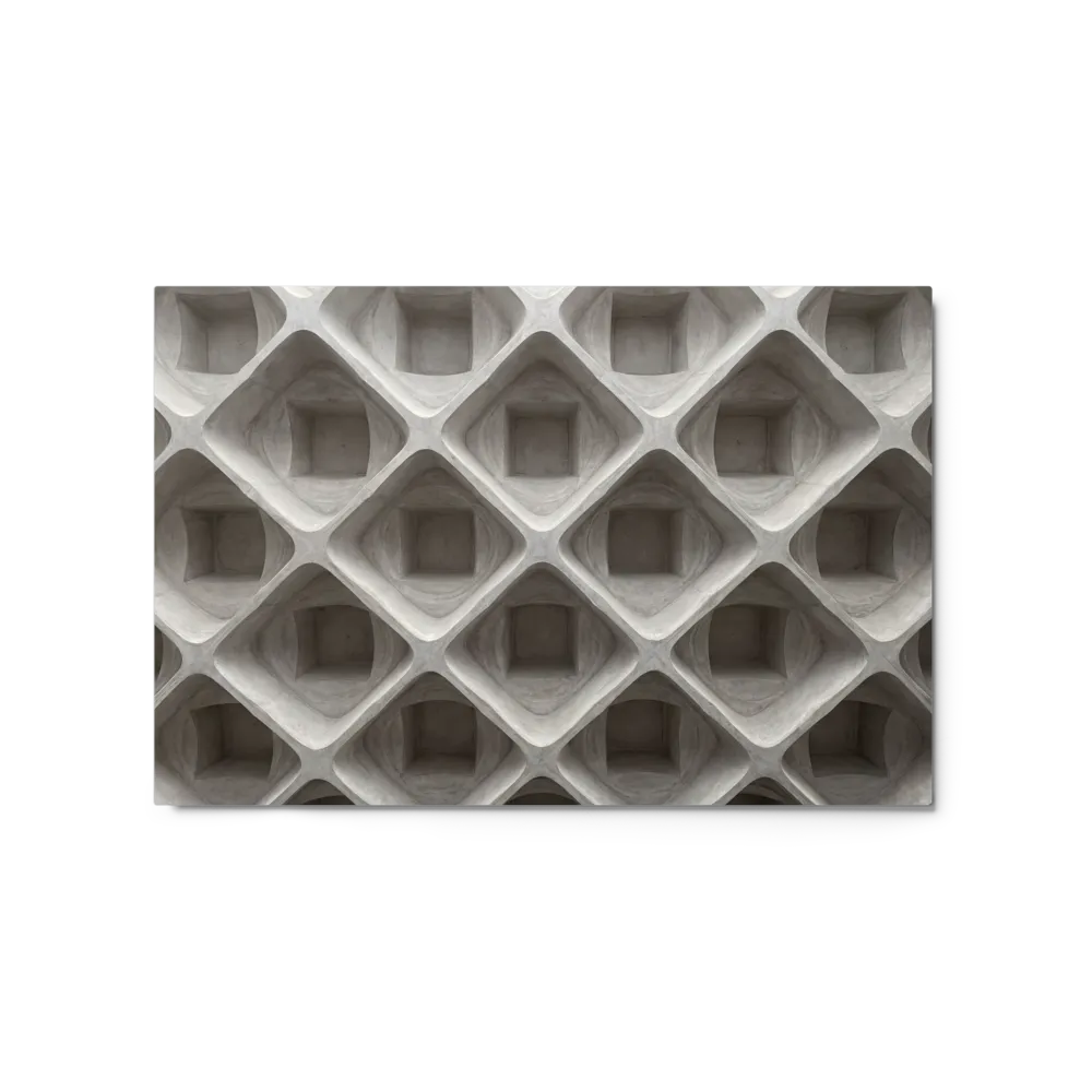 Brutalist Concrete Grid