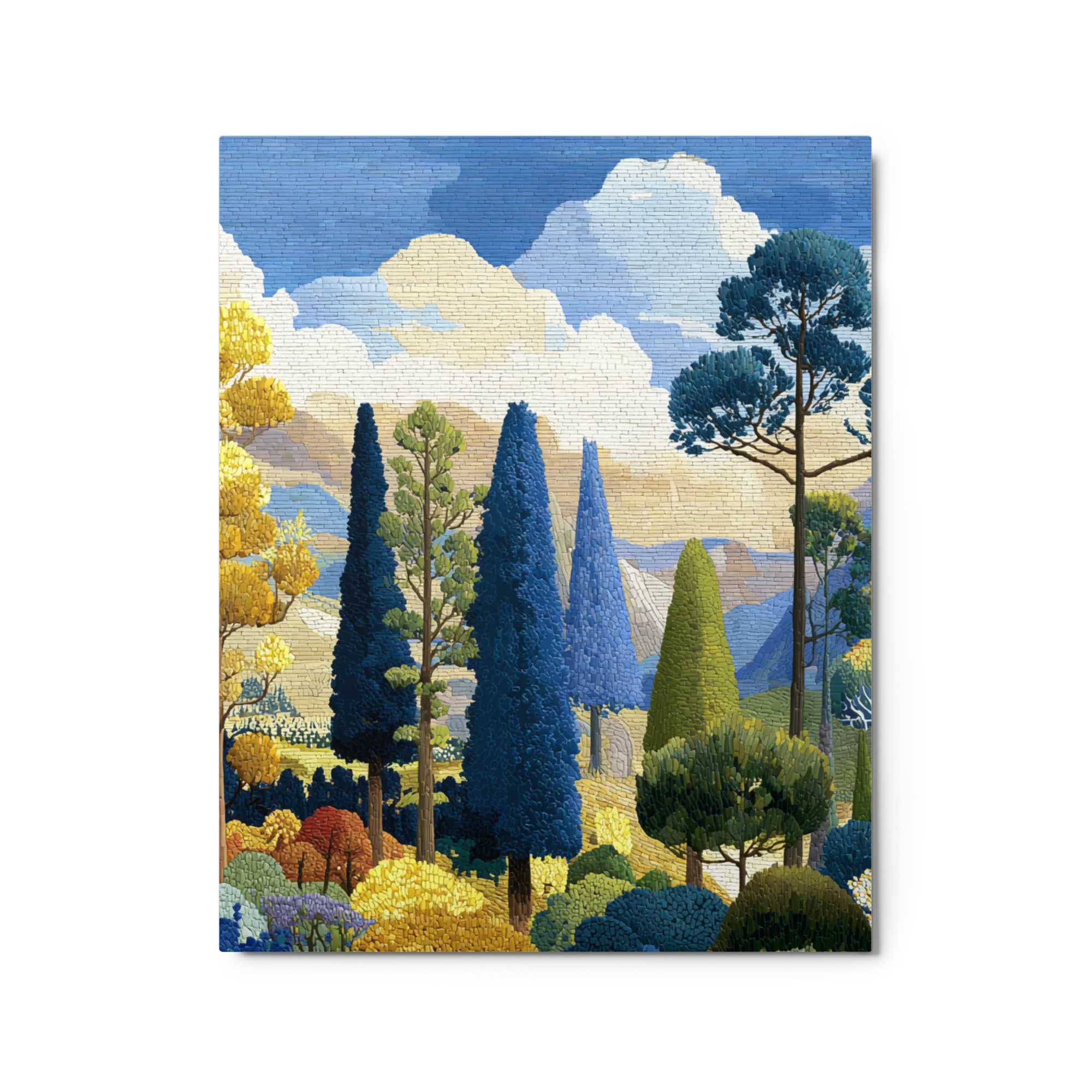 Vibrant Mosaic Landscape