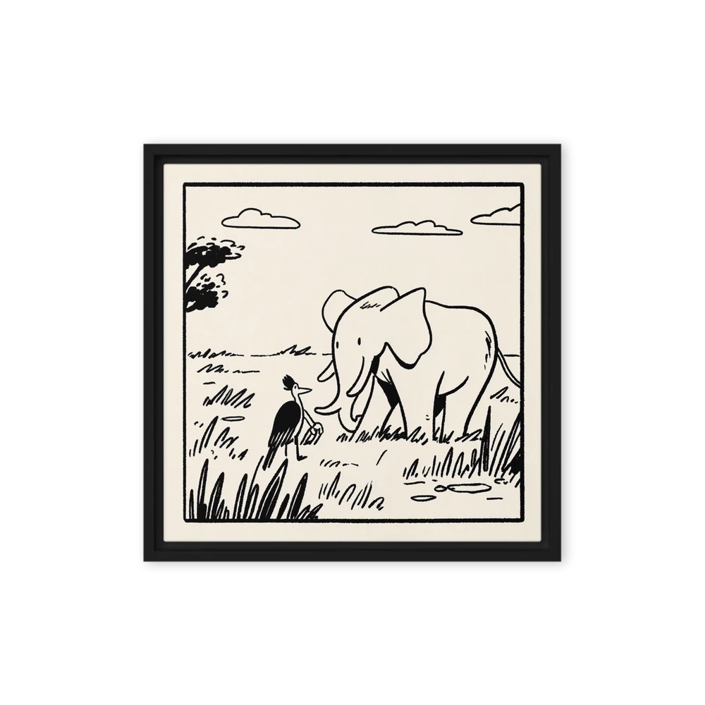 Savanna Meeting | Art Print