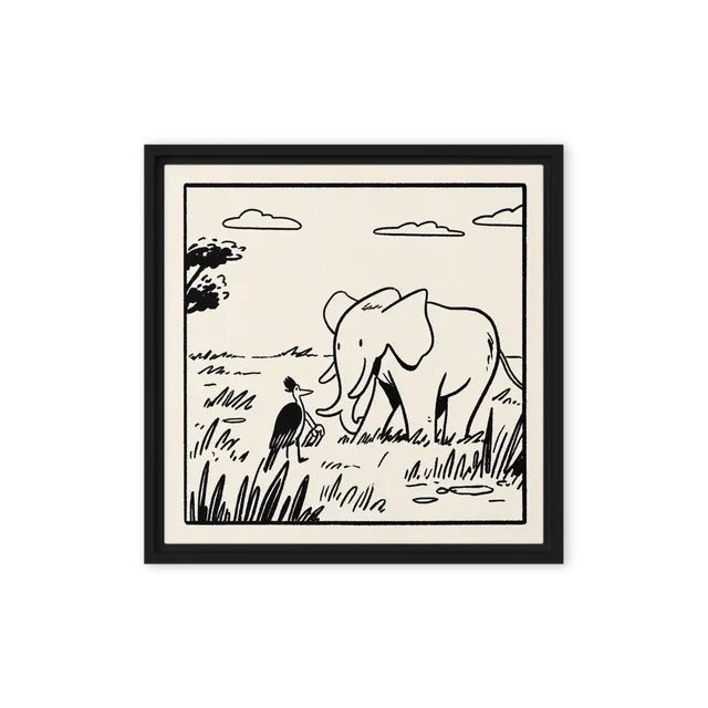 Savanna Meeting | Art Print