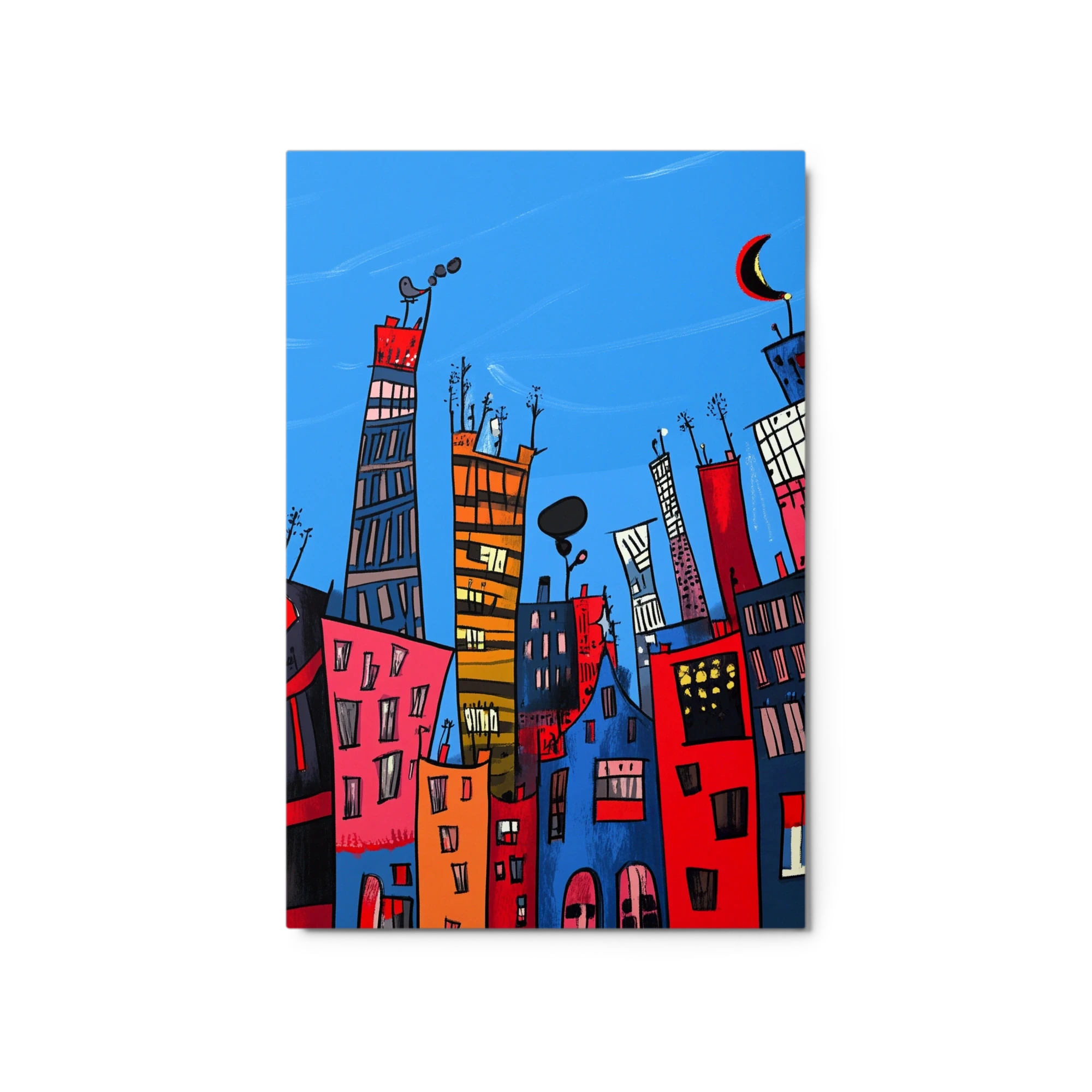 Whimsical Cityscape