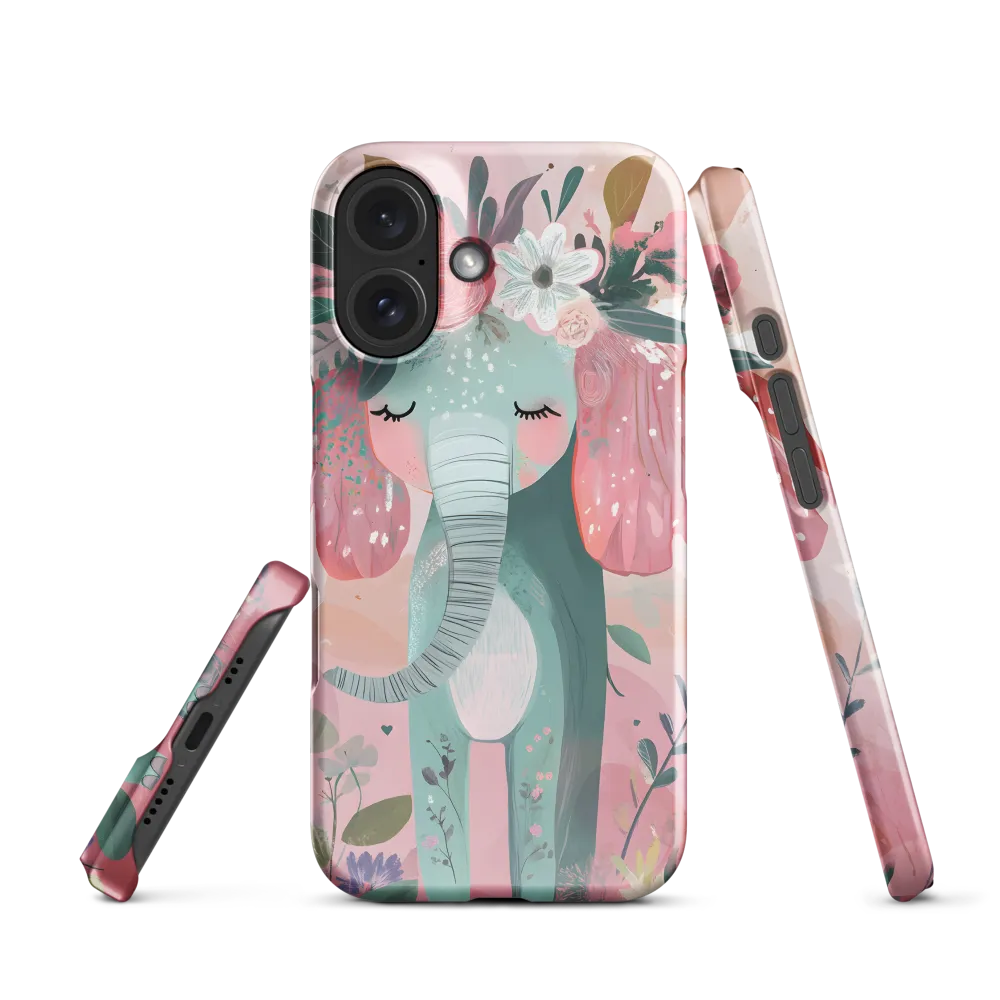 Whimsical Elephant in Bloom