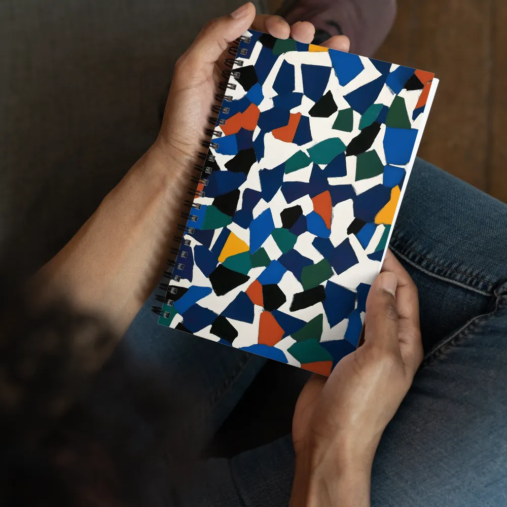 Fragmented Color Harmony 
 Spiral Notebook | 140 pages
