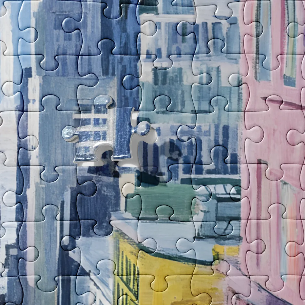 Urban Impressionist View 
 Jigsaw Puzzle