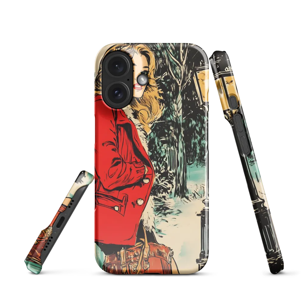 Winter Street Encounter 
 iPhone 14 Plus | Tough Case