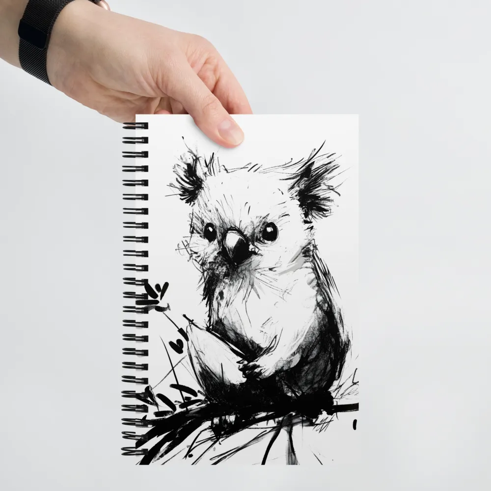 Whimsical Koala in Ink