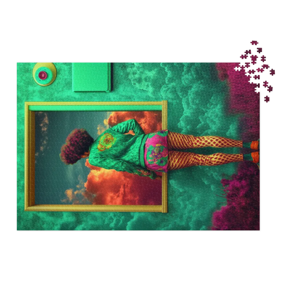 Surreal Digital Art of Woman by a Window