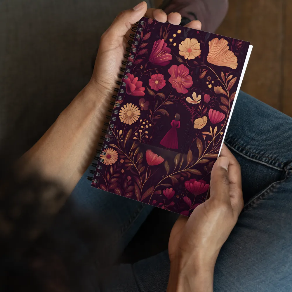 The Floral Enchantress 
 Spiral Notebook | 140 pages