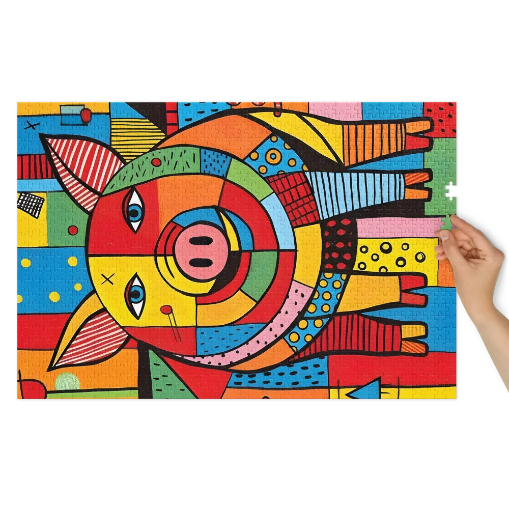 Patchwork Pig | Jigsaw Puzzles