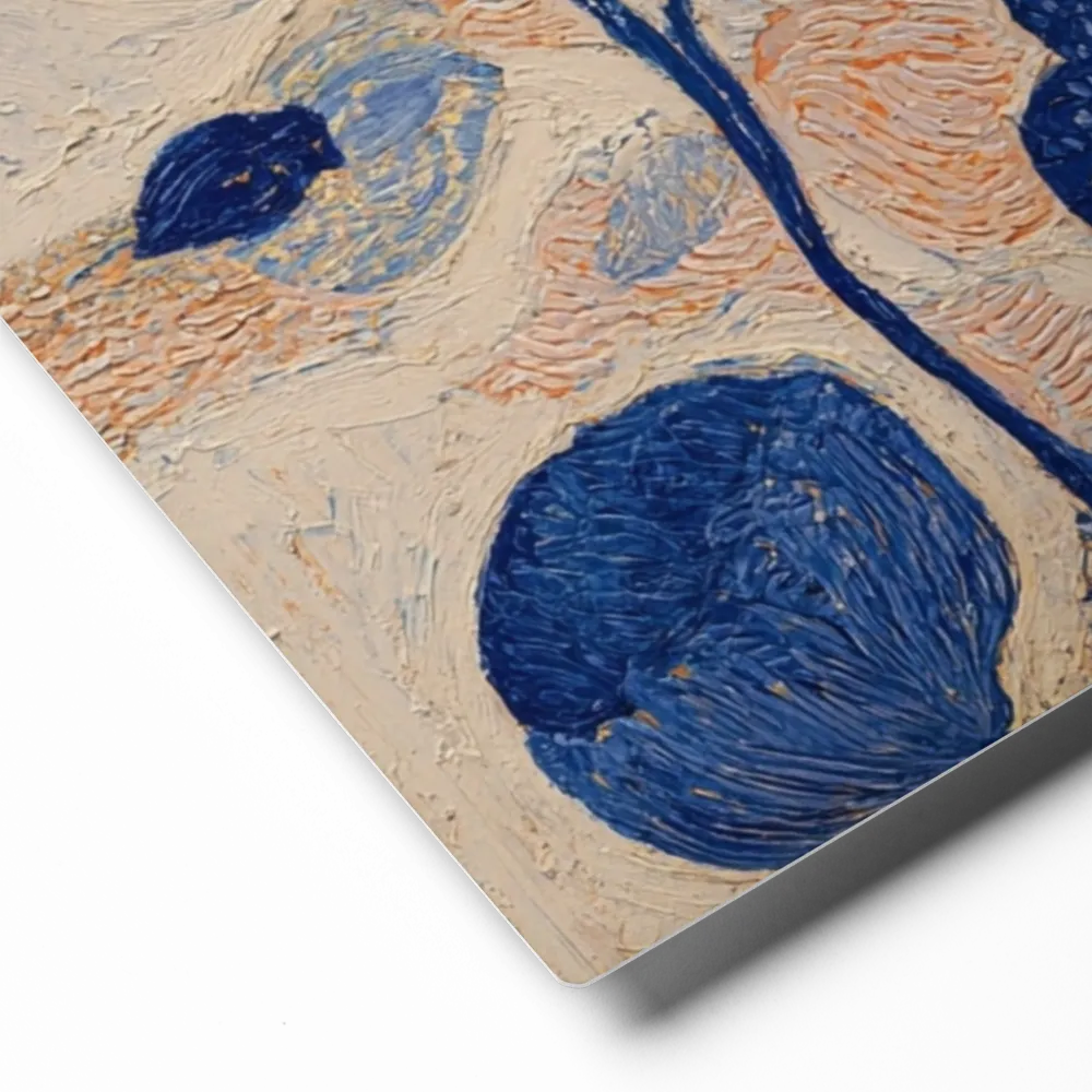 Cobalt Botanical Study | Art Print