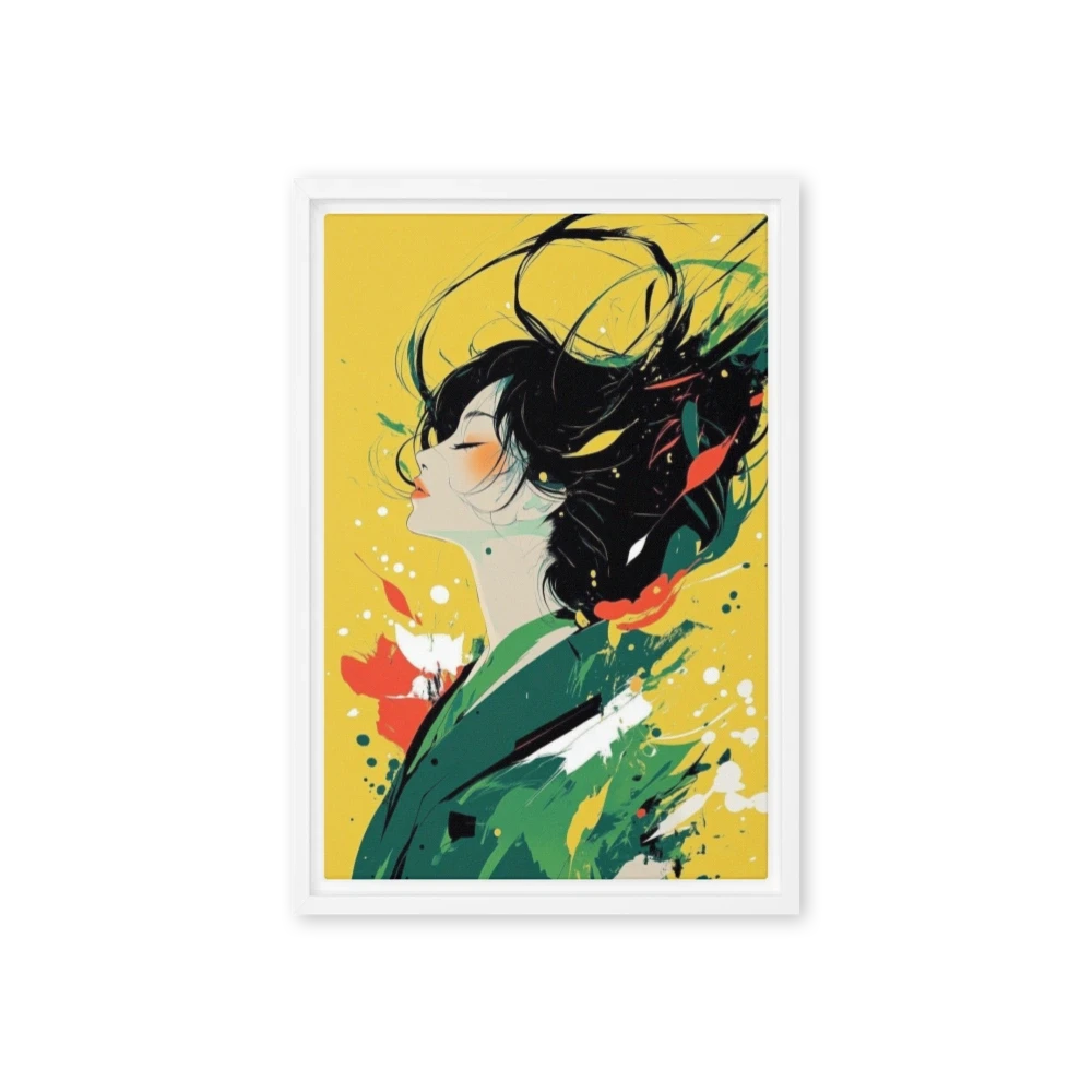 Portrait of a Woman with Flowing Hair