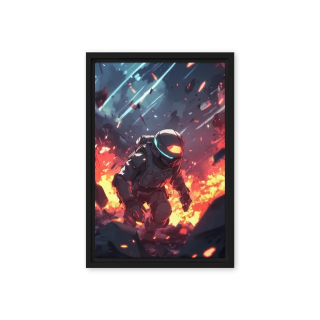 Inferno Astronaut | Art Print