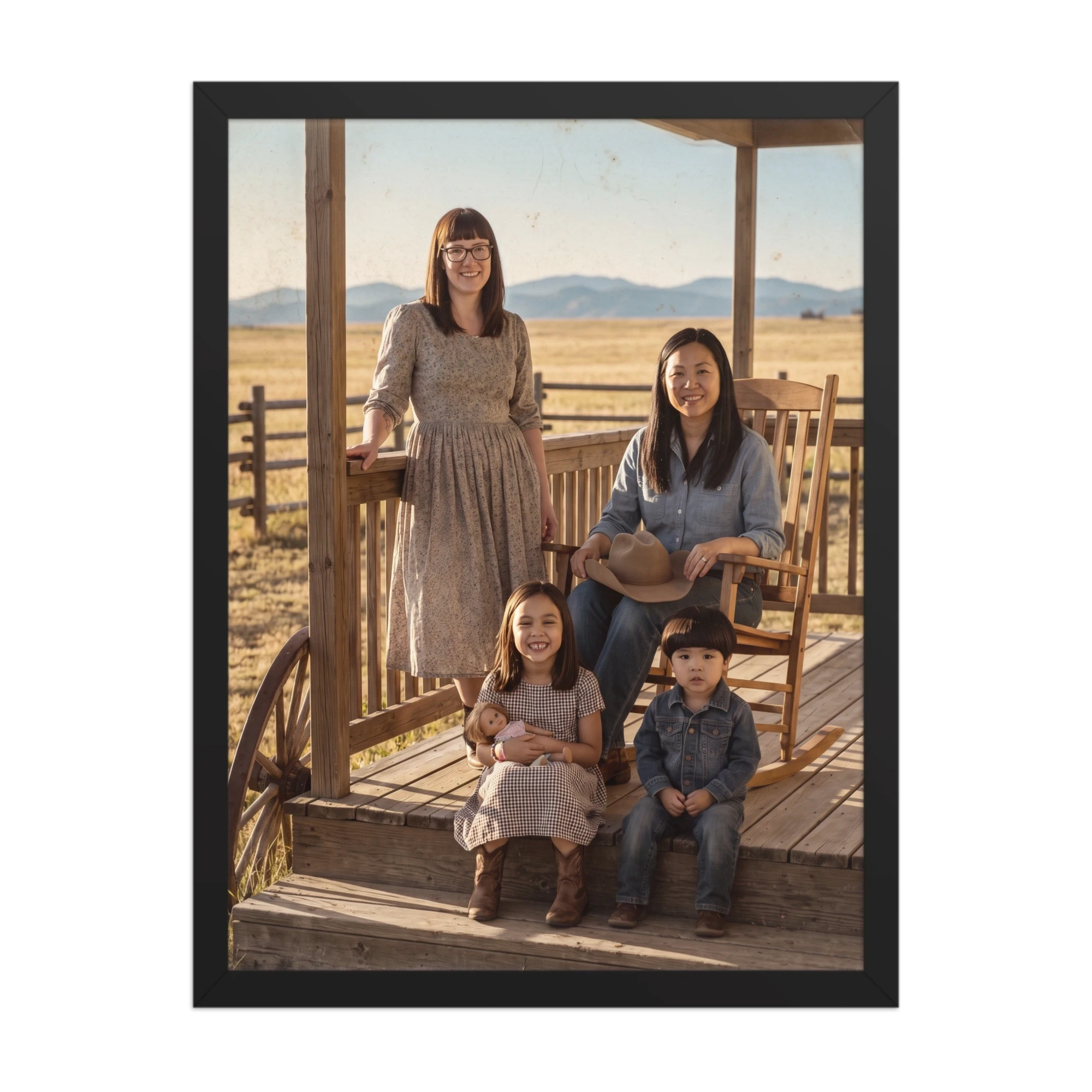 Western Family Portrait