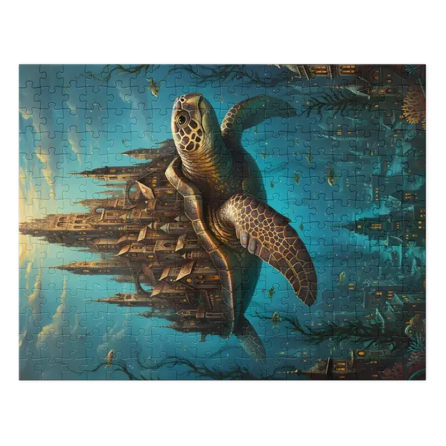 City Upon a Turtle | Jigsaw Puzzles
