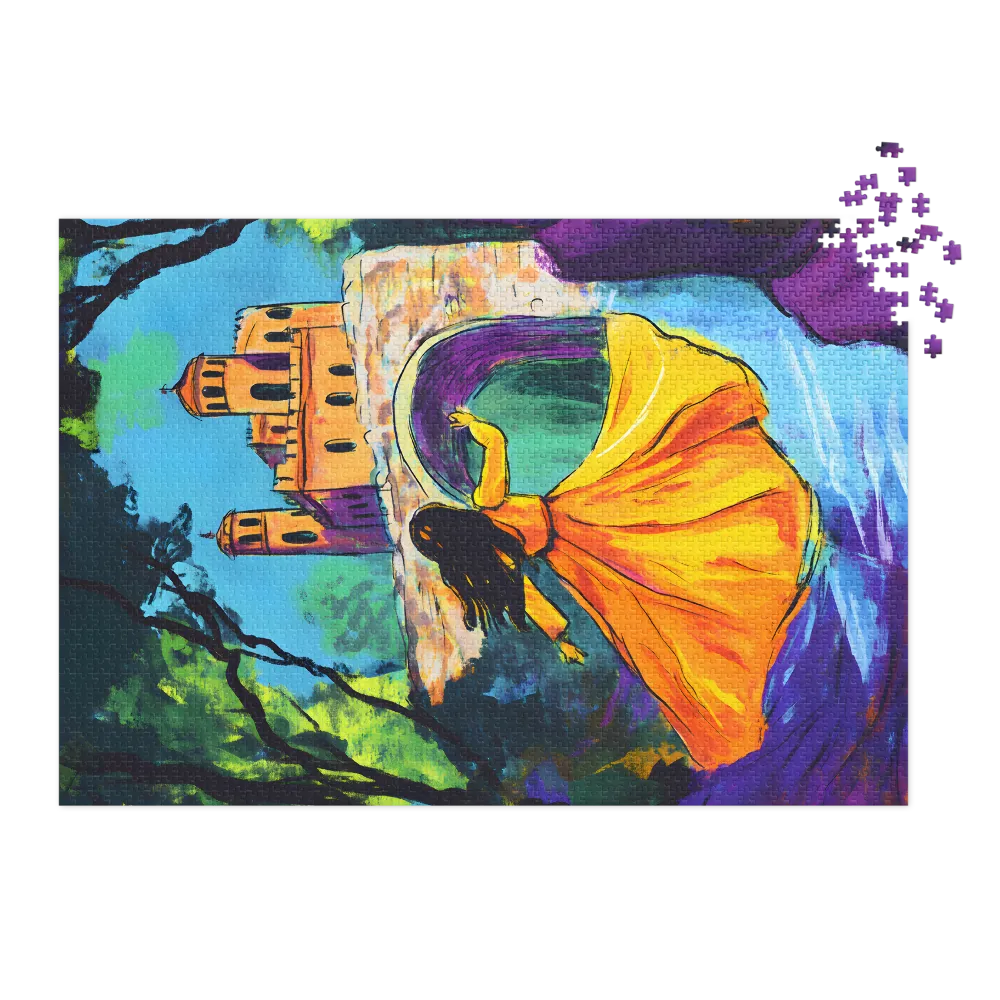 The Castle Dancer 
 Jigsaw Puzzle in Tin Box