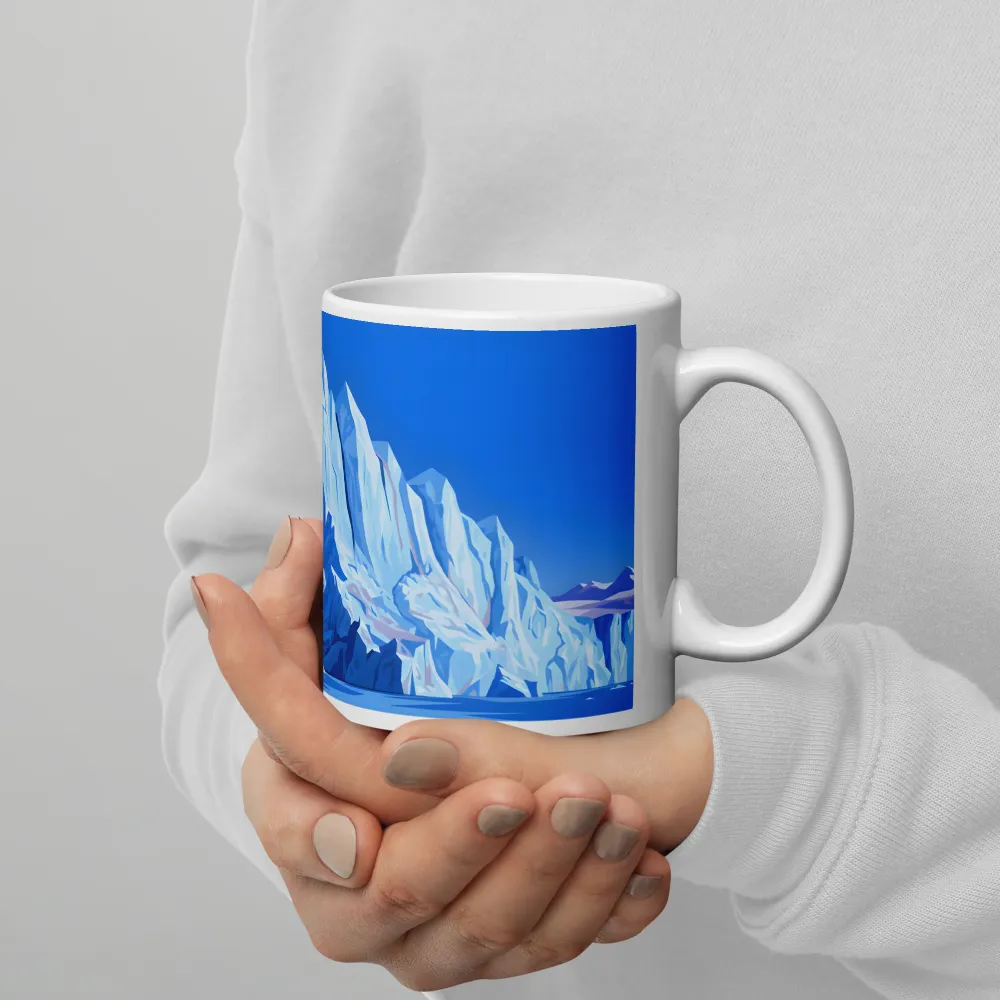 Blue Glacier 
 Mug with Red inside | 15 oz