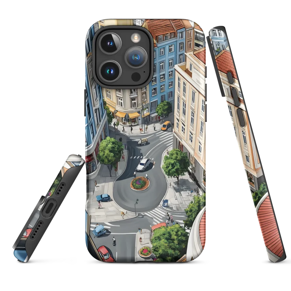 Colorful Urban Landscape Illustration