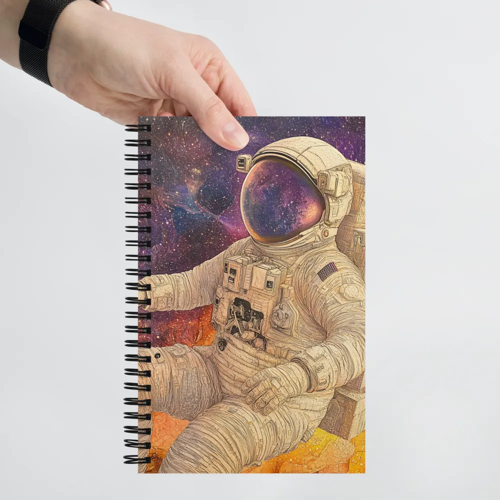 Cosmic Explorer Mosaic 
 Spiral Notebook | 140 pages