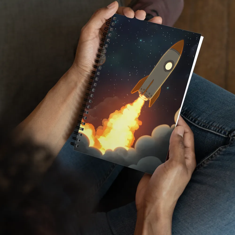 Rocket Launch 
 Spiral Notebook | 140 pages