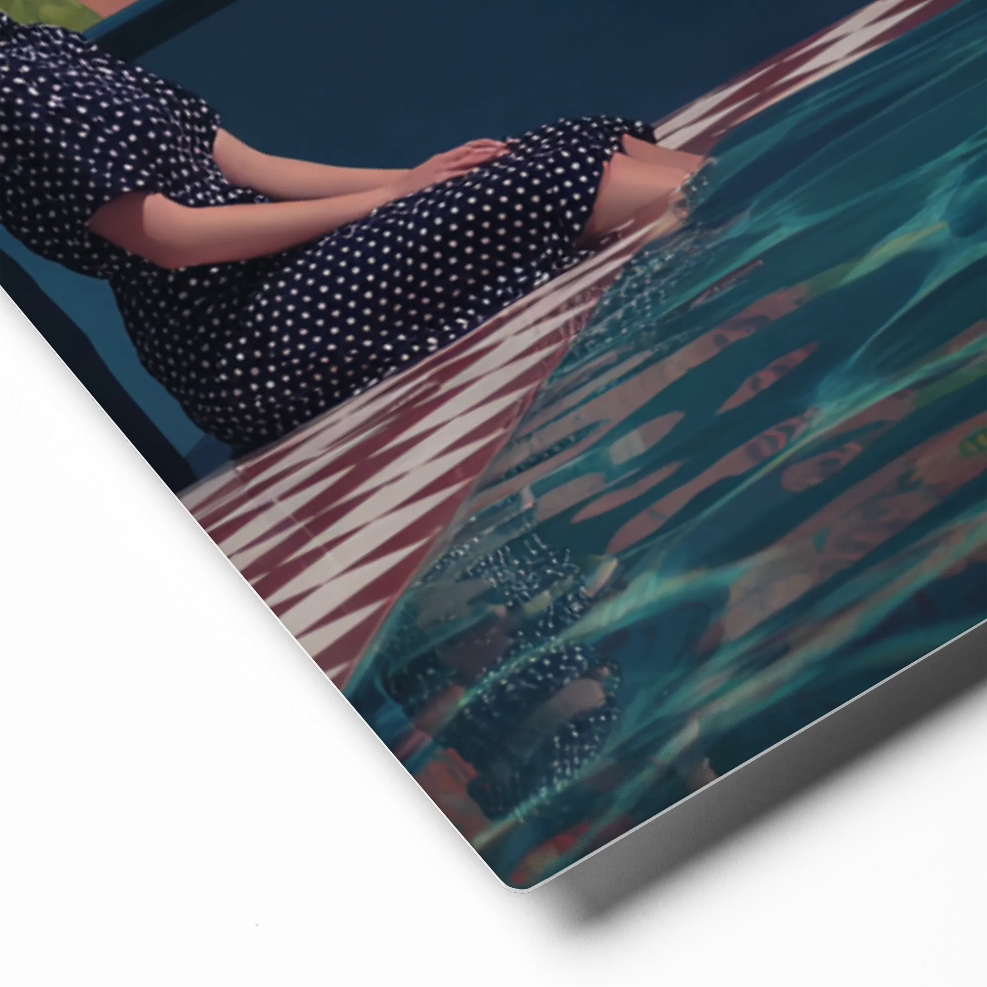 Tranquil Underwater Chamber 
 Canvas | 12″x 12″