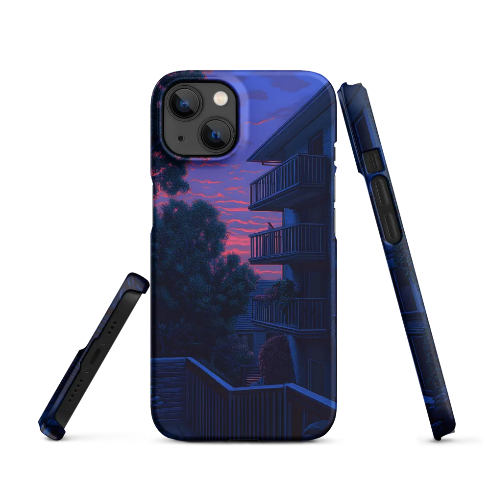 Surreal Sunset Apartment Scene | Phone Case