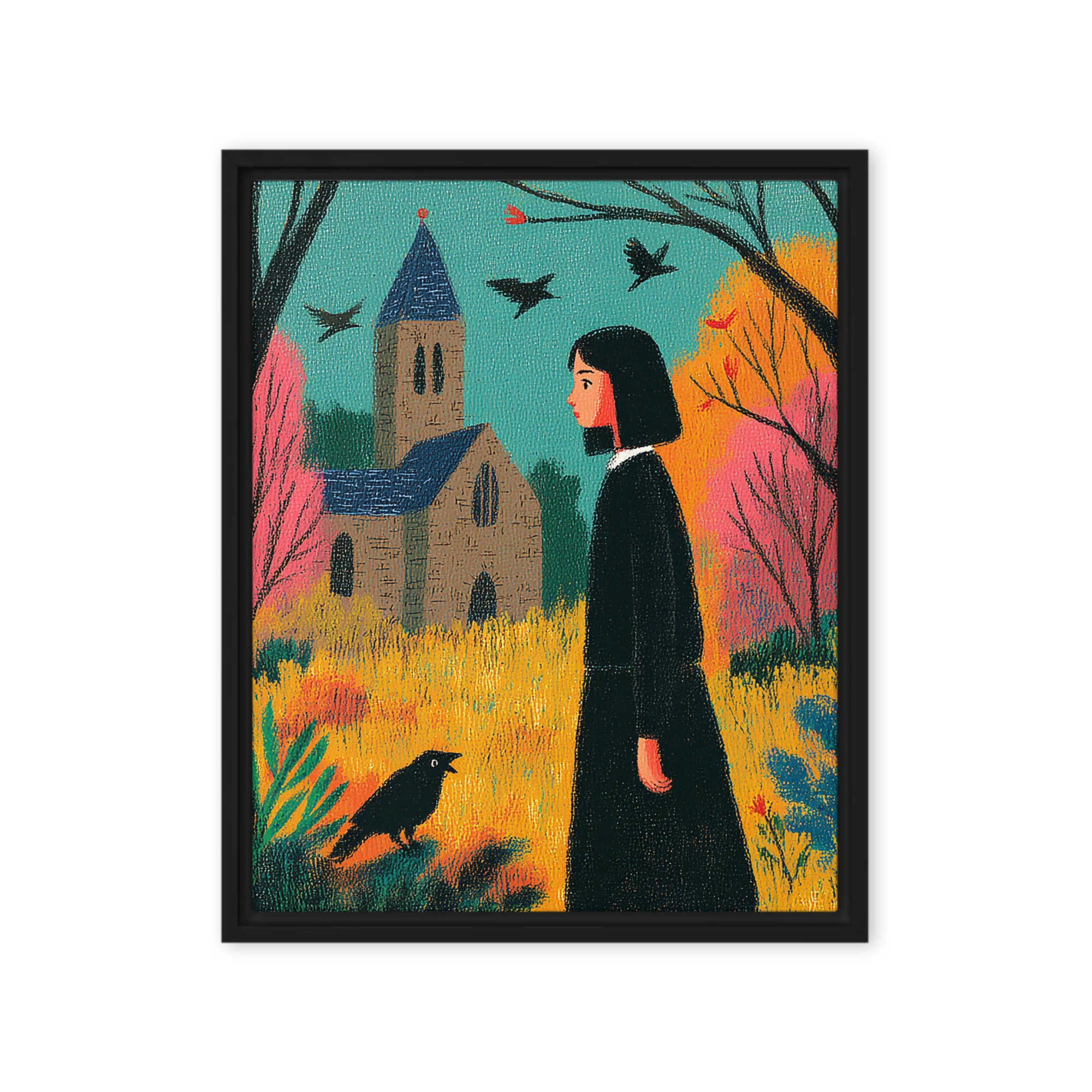 Autumnal Church Path