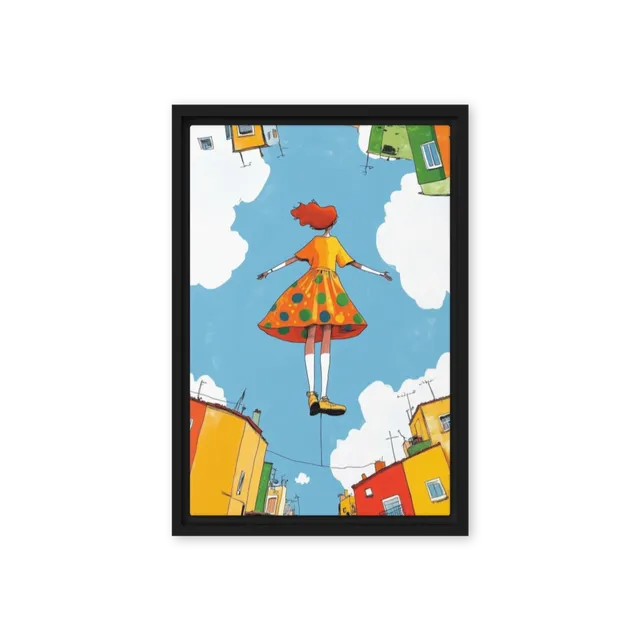 Urban Tightrope Dream | Art Print