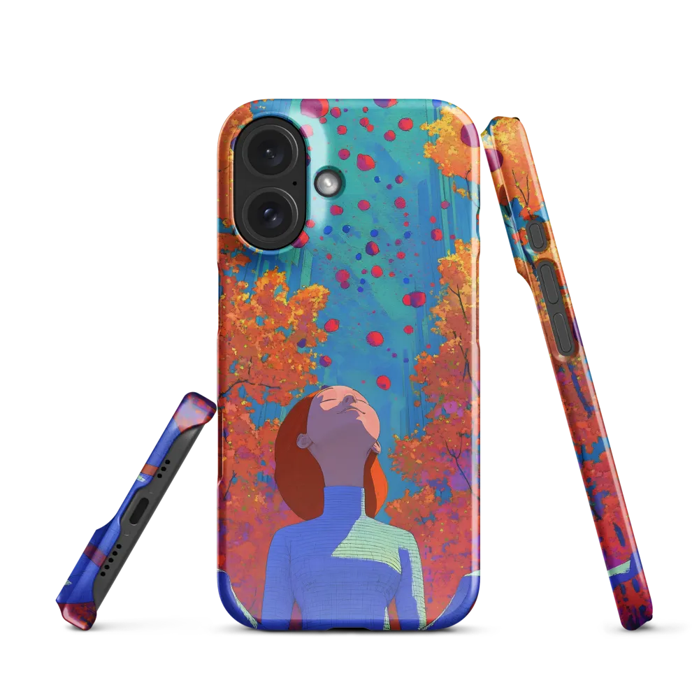 Autumn Dream: Floating Orbs 
 Samsung Galaxy S25 | Snap Case