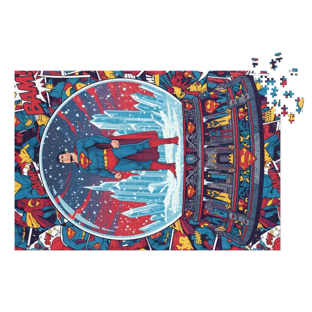 Man of Steel Snow Globe