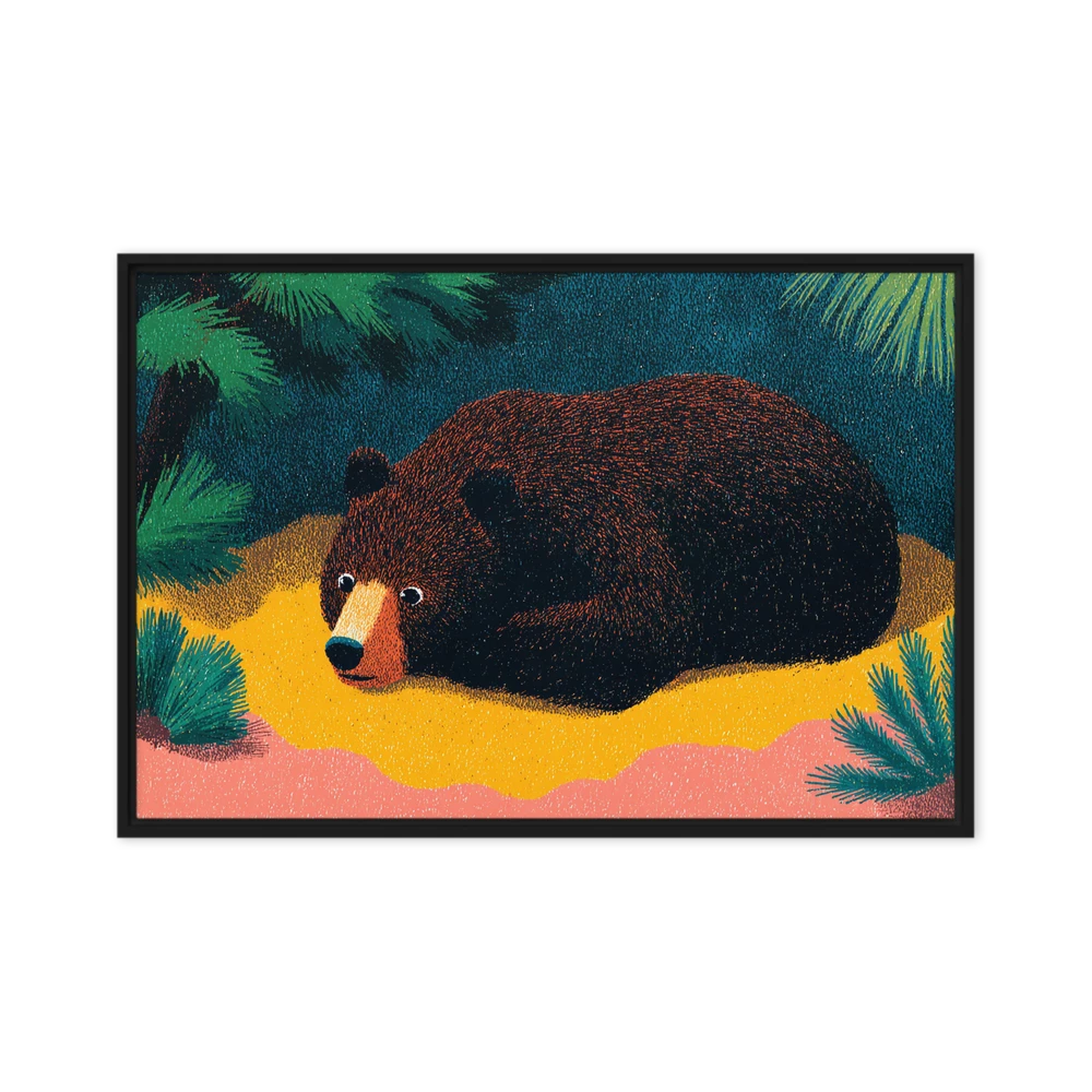 The Sleepy Bear | Art Print