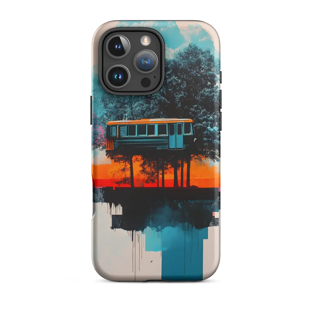 Surreal Train Among Trees | Phone Case