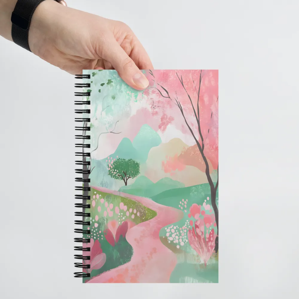 Spring Path Serenity 
 Spiral Notebook | 140 pages