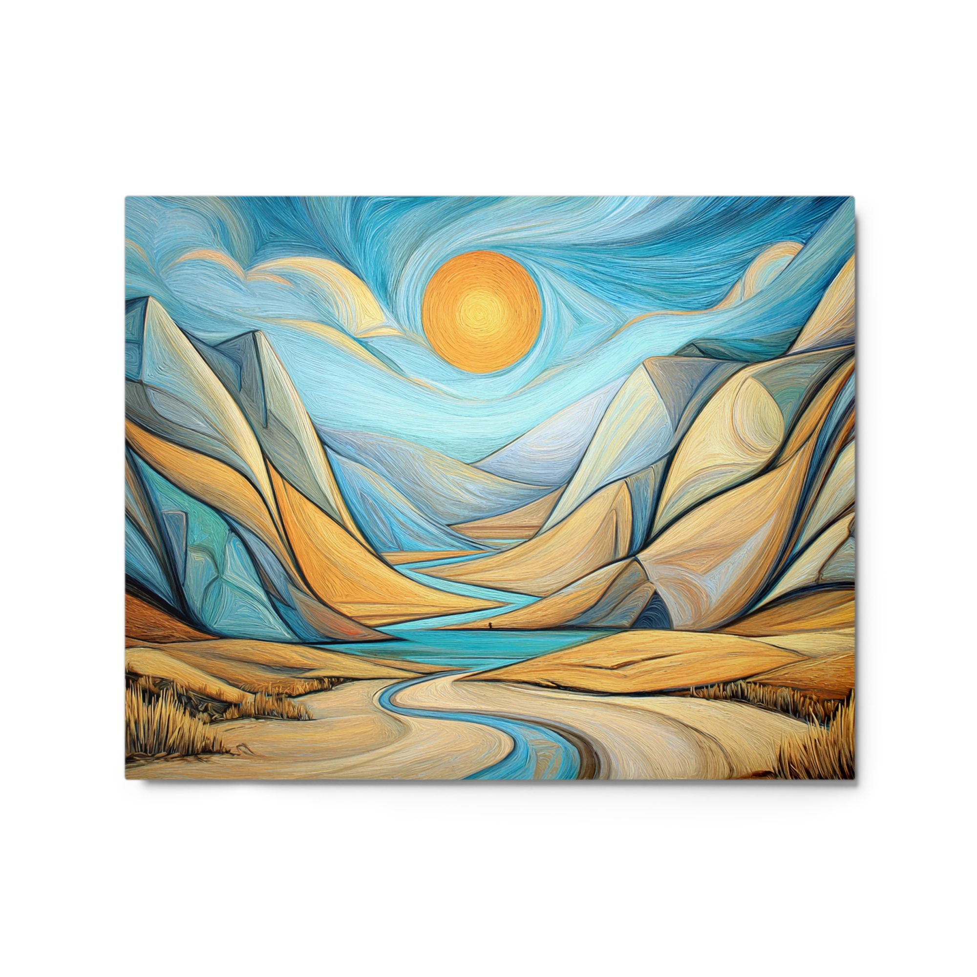 Swirling Solar Valley | Art Print