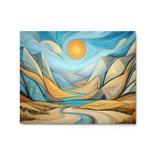 Swirling Solar Valley | Art Print